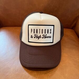 Brown and Cream Trucker Hat